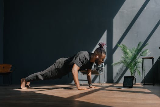 Zlepšete kondici doma: Efektivní cvičení s vlastní váhou!